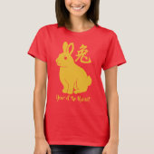 Jaar van de konijnenstaart t-shirt (Voorkant)
