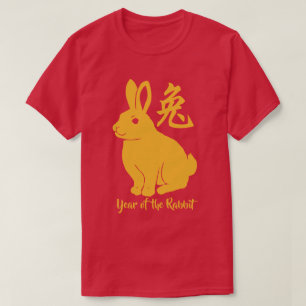Jaar van de konijnenstaart t-shirt