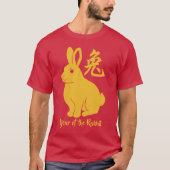 Jaar van de konijnenstaart t-shirt (Voorkant)