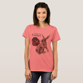 Jaar van de konijnenwijk Chinese Zodiac Art T-shirt (Voorkant volledig)