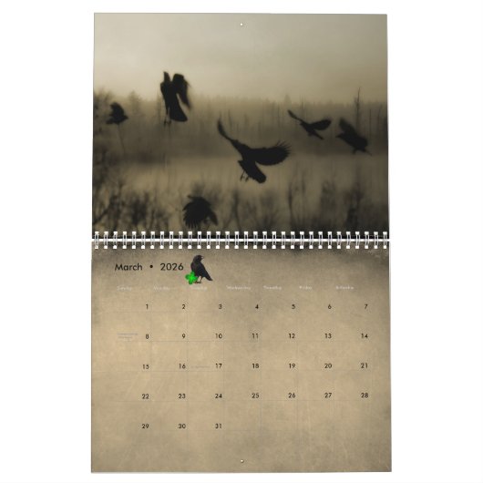 Jaar van de kraaien kalender (Mar 2026)