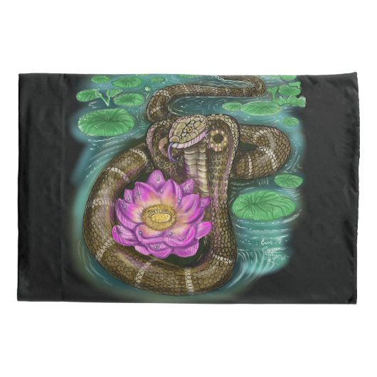 Jaar van de Kussensloop van de Chinese Zodiac Cobr (Achterkant)