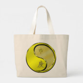 Jaar van de Metal Monkey Grote Tote Bag (Achterkant)