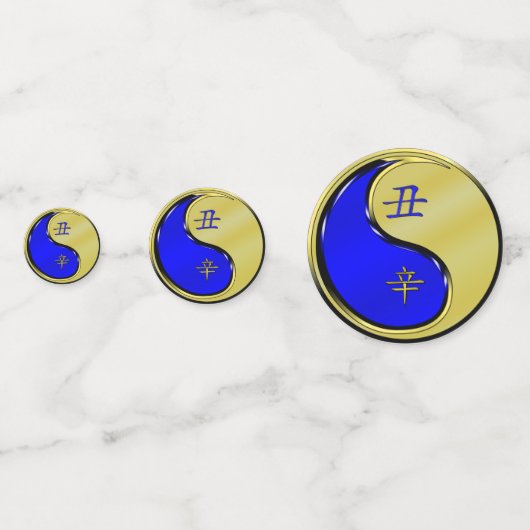 Jaar van de Metal Ox Confetti (Voorkanten)