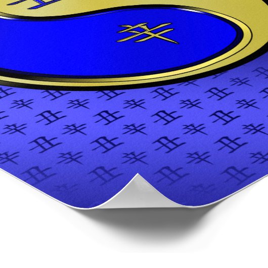 Jaar van de Metal Ox Poster (Hoek)