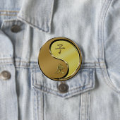 Jaar van de Metal Rat Ronde Button 7,6 Cm (In situ)