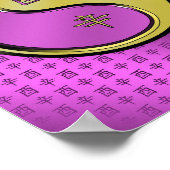 Jaar van de Metal Rooster Poster (Hoek)