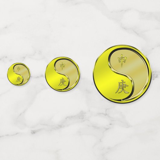 Jaar van de Metalen Aap Confetti (Voorkanten)