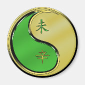 Jaar van de Metalen Geit Magneet (Voorkant)