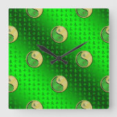 Jaar van de Metalen Geit Vierkante Klok (Voorkant)