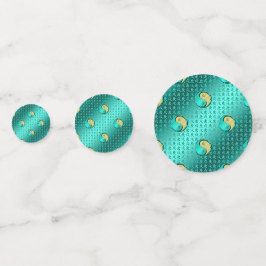 Jaar van de Metalen Hond Confetti (Achterkanten)