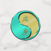 Jaar van de Metalen Hond Confetti (Kleine voorkant)