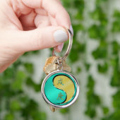 Jaar van de Metalen Hond Sleutelhanger (Hand)