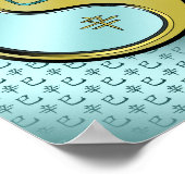 Jaar van de Metalen Slang Poster (Hoek)