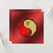 Jaar van de Metalen Tijger Kaart (Voorkant / Achterkant in situ)