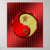 Jaar van de Metalen Tijger Poster (Voorkant)