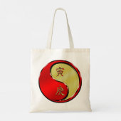 Jaar van de Metalen Tijger Tote Bag (Achterkant)