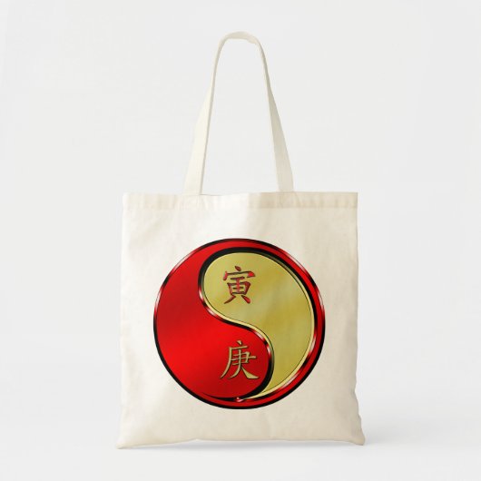 Jaar van de Metalen Tijger Tote Bag (Voorkant)