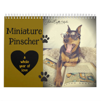 Jaar van de Miniature Pinscher Kalender