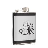 Jaar van de Monkeykalligrafie Tekening Heupfles (Rechts)