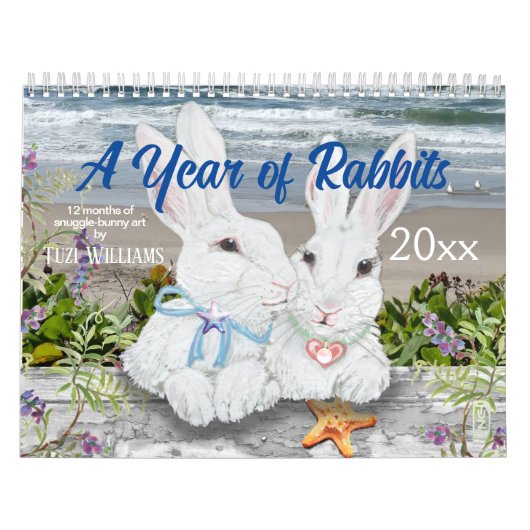 Jaar van de Natuur Woodland van de konijnenbunny C Kalender (Hoes)