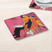 Jaar van de ontevredenheid kartonnen onderzetters (Schuin)