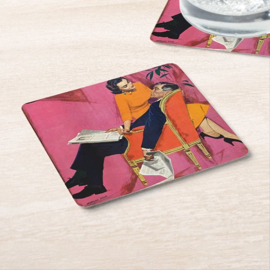 Jaar van de ontevredenheid kartonnen onderzetters (Schuin)