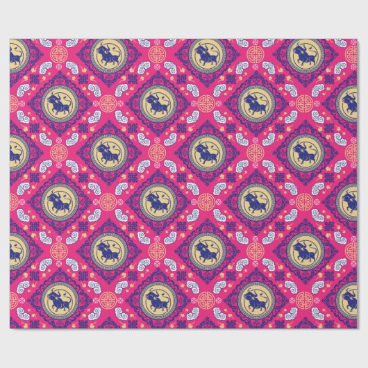 Jaar van de OX Cadeaupapier (Vlak)