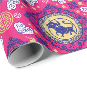 Jaar van de OX Cadeaupapier (Rol Hoek)