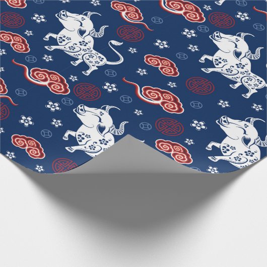 Jaar van de OX Cadeaupapier (Hoek)