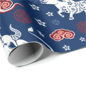 Jaar van de OX Cadeaupapier (Rol Hoek)