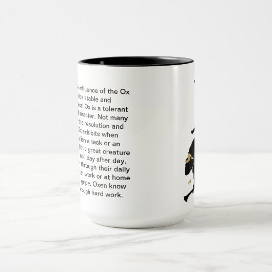 Jaar van de Ox - Chinese Zodiac Mok (Midden)