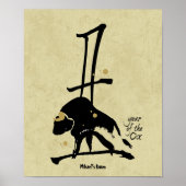 Jaar van de Ox - Chinese Zodiac Poster (Voorkant)