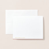 Jaar van de OX Folie Kaarten (Met envelop)