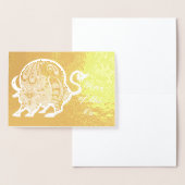 Jaar van de Ox Folie Kaarten (Display)