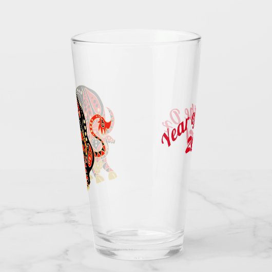 Jaar van de Ox Glas (Links)