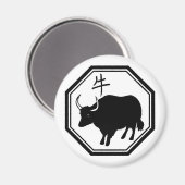 Jaar van de OX Magneet (Voorkant / Achterkant)