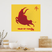 Jaar van de OX Poster (Keuken)