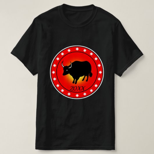 Jaar van de Ox T-shirt (Design voorkant)