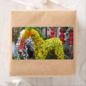 Jaar van de paarden | 春 節 馬 ... Chinese ventilator Etiket (Insitu)