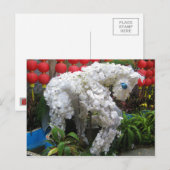 Jaar van de paarden | 春 節 馬 ... Chinese ventilator Feestdagenkaart (Voorkant / Achterkant)