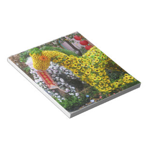 Jaar van de paarden   春 節 馬 ... Chinese ventilator Notitieblok