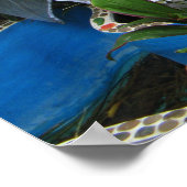 Jaar van de paarden | 春 節 馬 ... Chinese ventilator Poster (Hoek)