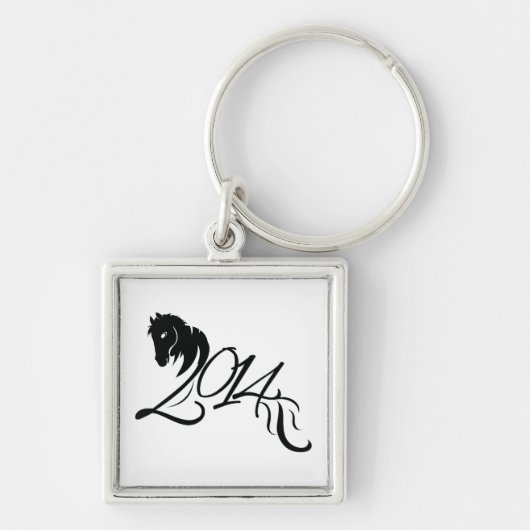 Jaar van de Paarden 2014 Sleutelhanger (Voorkant)
