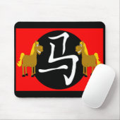 Jaar van de Paarden 2026 Muismat (Met muis)