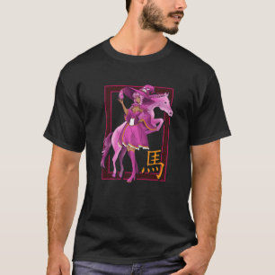 Jaar van de Paarden Chinees Zodiac Witch Halloween T-shirt