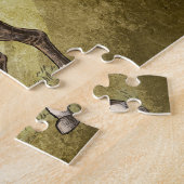 Jaar van de Paarden Chinese Zodiac Animal Art Legpuzzel (Zijkant)