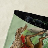 Jaar van de Paarden Chinese Zodiac Strandlaken (In situ)