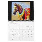 Jaar van de paarden kalender (Jan 2027)