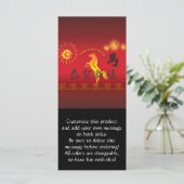 Jaar van de Paarden met de Golden Paard (Staand voorkant)